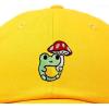 imageDALIX Mushroom Frog Embroidered Dad Cap Cotton Baseball Hat WomenGold