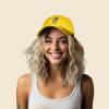 imageDALIX Mushroom Frog Embroidered Dad Cap Cotton Baseball Hat WomenGold