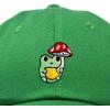 imageDALIX Mushroom Frog Embroidered Dad Cap Cotton Baseball Hat WomenKelly Green