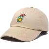 imageDALIX Mushroom Frog Embroidered Dad Cap Cotton Baseball Hat WomenKhaki
