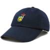 imageDALIX Mushroom Frog Embroidered Dad Cap Cotton Baseball Hat WomenNavy Blue