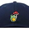 imageDALIX Mushroom Frog Embroidered Dad Cap Cotton Baseball Hat WomenNavy Blue