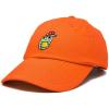 imageDALIX Mushroom Frog Embroidered Dad Cap Cotton Baseball Hat WomenOrange