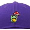 imageDALIX Mushroom Frog Embroidered Dad Cap Cotton Baseball Hat WomenPurple