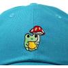 imageDALIX Mushroom Frog Embroidered Dad Cap Cotton Baseball Hat WomenTeal