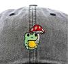 imageDALIX Mushroom Frog Embroidered Dad Cap Cotton Baseball Hat WomenWashed Black