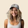imageDALIX Mushroom Frog Embroidered Dad Cap Cotton Baseball Hat WomenWashed Navy