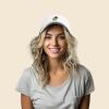 imageDALIX Mushroom Frog Embroidered Dad Cap Cotton Baseball Hat WomenWhite