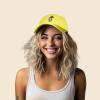 imageDALIX Mushroom Frog Embroidered Dad Cap Cotton Baseball Hat WomenYellow