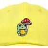 imageDALIX Mushroom Frog Embroidered Dad Cap Cotton Baseball Hat WomenYellow