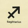 imageDALIX Zodiac Sign Shopping Tote Bag Black Star Horoscope Gifts  VirgoSagittarius
