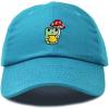 imageDALIX Mushroom Frog Embroidered Dad Cap Cotton Baseball Hat WomenTeal