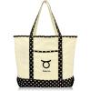 imageDALIX Zodiac Sign Shopping Tote Bag Black Star Horoscope Gifts  VirgoTaurus