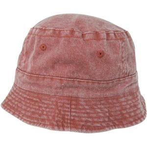 imageDALIX Cotton Washed Bucket Hat in Large Maroon