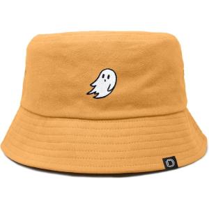 imageDALIX Ghost Cotton Bucket Hat Lightweight Outdoor Travel Beach Everyday MensGolden Cream