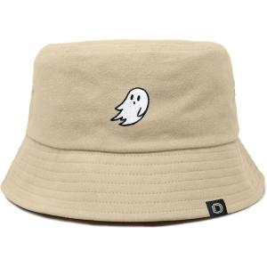 imageDALIX Ghost Cotton Bucket Hat Lightweight Outdoor Travel Beach Everyday MensSesame Beige