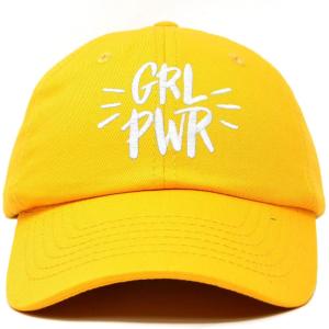 imageDALIX Girl Power Baseball Cap Dad Hat Womens Girls TeensGold
