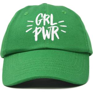 imageDALIX Girl Power Baseball Cap Dad Hat Womens Girls TeensKellygreen Green