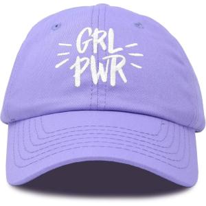 imageDALIX Girl Power Baseball Cap Dad Hat Womens Girls TeensLavender