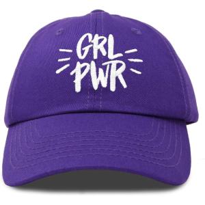 imageDALIX Girl Power Baseball Cap Dad Hat Womens Girls TeensPurple