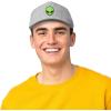 imageDALIX Alien Snapback Flat Bill Baseball Hat Embroidered Cap MensLight Gray