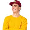 imageDALIX Alien Snapback Flat Bill Baseball Hat Embroidered Cap MensMaroon