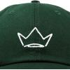 imageDALIX Crown Dad Hat Baseball Cap Stitched Embroidered Custom CapsDark Green