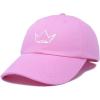 imageDALIX Crown Dad Hat Baseball Cap Stitched Embroidered Custom CapsLight Pink