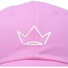 imageDALIX Crown Dad Hat Baseball Cap Stitched Embroidered Custom CapsLight Pink