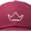 imageDALIX Crown Dad Hat Baseball Cap Stitched Embroidered Custom CapsMaroon