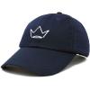 imageDALIX Crown Dad Hat Baseball Cap Stitched Embroidered Custom CapsNavy Blue