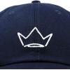 imageDALIX Crown Dad Hat Baseball Cap Stitched Embroidered Custom CapsNavy Blue