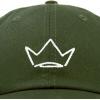 imageDALIX Crown Dad Hat Baseball Cap Stitched Embroidered Custom CapsOlive