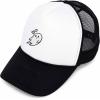 imageDALIX Embroidered Heartly Ghost Trucker Cap Hat WomenBlack White