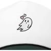 imageDALIX Embroidered Heartly Ghost Trucker Cap Hat WomenDark Green White