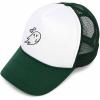 imageDALIX Embroidered Heartly Ghost Trucker Cap Hat WomenDark Green White