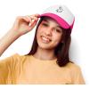 imageDALIX Embroidered Heartly Ghost Trucker Cap Hat WomenHot Pink White