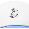 imageDALIX Embroidered Heartly Ghost Trucker Cap Hat WomenLight Blue White