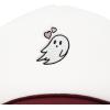imageDALIX Embroidered Heartly Ghost Trucker Cap Hat WomenMaroon White