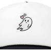 imageDALIX Embroidered Heartly Ghost Trucker Cap Hat WomenNavy Blue White