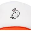 imageDALIX Embroidered Heartly Ghost Trucker Cap Hat WomenOrange White