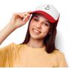 imageDALIX Embroidered Heartly Ghost Trucker Cap Hat WomenRed White
