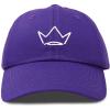 imageDALIX Crown Dad Hat Baseball Cap Stitched Embroidered Custom CapsPurple