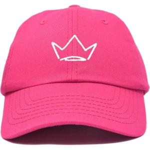 imageDALIX Crown Dad Hat Baseball Cap Stitched Embroidered Custom CapsHot Pink