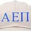 imageDALIX Alpha Epsilon Pi Fraternity Greek Letters Ball Cap Embroidered HatBeige
