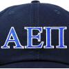 imageDALIX Alpha Epsilon Pi Fraternity Greek Letters Ball Cap Embroidered HatNavy Blue