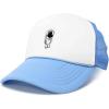 imageDALIX Astronaut Spaceman Embroidered Trucker HatLight Blue White