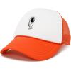 imageDALIX Astronaut Spaceman Embroidered Trucker HatOrange White