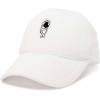 imageDALIX Astronaut Spaceman Embroidered Trucker HatWhite