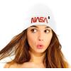 imageDALIX Embroidered NASA Worm Logo BeanieRed Worm  White